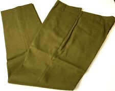  WWII US M1937 WOOL FIELD TROUSERS-LARGE 36 WAIST picture