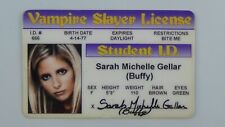 Original 2000 Vampire Slayer License Buffy Sarah Michelle Gellar ID Card  #960 picture