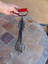 Vintage Edlund Co. Hand Mixer Egg Beater Heavy Duty USA Red picture