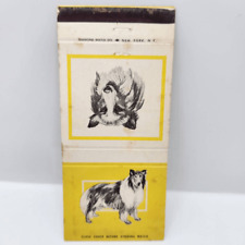 Vintage Matchcover Collie Dog picture