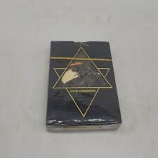 reserved for C Vivid Kingdoms Black edition gilded playing cards picture
