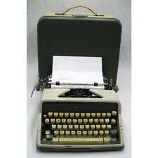 1960's Olympia SM7 Deluxe De Luxe Manual Typewriter Works Great picture
