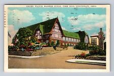 Cincinnati OH-Ohio, Gruen Watch Makers Guild, Time Hill, Vintage c1928 Postcard picture