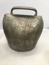 Antique extra large J. Firmann bulle size 1 cow bell. Swiss made picture