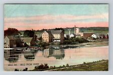 Milo ME-Maine,Panoramic Milo and River, Vintage Postcard picture