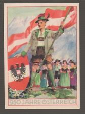 [23271] 1946 POSTCARD Post WWII 950 JAHRE ÖSTERRICH with COMMEMORATIVE CANCEL picture
