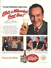 1951 Blatz Beer Milwaukee Vintage Original Magazine Print Ad picture