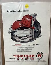 Vintage VTG 1940s-1960s. Texaco Ads. Lot Of 15. In Protective Sleeve. Good Deal picture