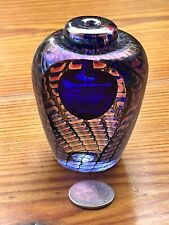 1997 TOM PHILABAUM ? SIGNED GLASS BLOWN REPTILLIAN PERFUME BOTTLE 🤩 Vintage picture