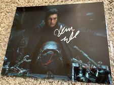 Adam Driver Autographed photo, 8x10 with COA. Star wars, Kylo Ren picture