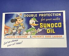 1941 Sunoco Oil with Mickey Mouse and Donald Duck blotter.  picture