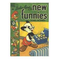 New Funnies #158 in Fine + condition. Dell comics [i~ picture