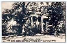 c1918 Grinnell House Red Cross Headquarters New Bedford MA RPPC Photo Postcard picture