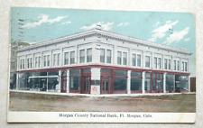 G1322 Postcard Morgan County National Bank FT Fort Morgan CO Colorado picture