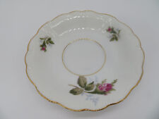 Vintage Ohata China Saucer Occupied Japan Elegant Pink Closed Roses Gold Trim picture