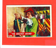 1957 TOPPS  ROBIN HOOD   #50  THE GREATEST ARCHER   NEAR MINT picture