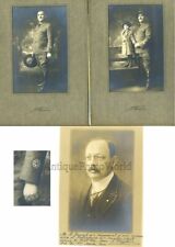 Jewish Judaica military officer 3 antique photos picture