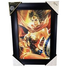 Wonder Woman Framed Comic Book Wall Art DC Justice League Diana Keen 20.5