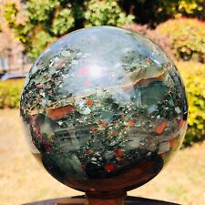 6.82LB Natural African blood stone quartz sphere crystal ball reiki healing 864 picture