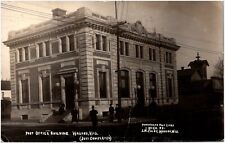 Post Office Building Just Completed Wausau Wisconsin WI 1908 RPPC Postcard Photo picture