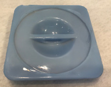 Jeanette 1930’s delphite blue canister lid 4