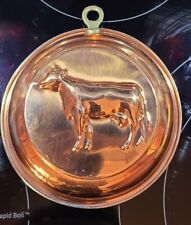 Vintage Copper Cow Mold picture