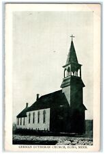 1911 German Lutheran Church Chapel Exterior Echo Minnesota MN Vintage Postcard picture