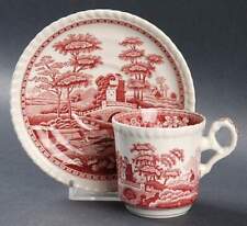 Spode Tower Pink  Demitasse Cup & Saucer 5969602 picture