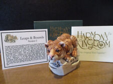 Harmony Kingdom Leaps and Bounds V2 Bengal Tiger Box Figurine Nice Pc LE250 RARE picture