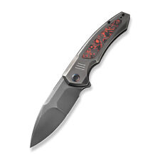 WE Knife Hyperactive Frame Lock 23030-2 Vanax Lava Flow Fat Carbon Fiber Knives picture