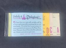 ✨Vintage Disneyland Adult ticket coupon book booklet original old Disney 1970's✨ picture