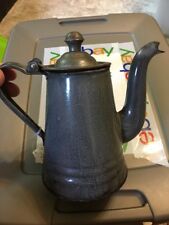 Antique Gray Coffee Pot  picture