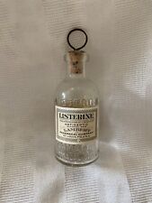 Antique RARE “Sample Size” Listerine Lambert Bottle w/ Original Stopper & Label picture
