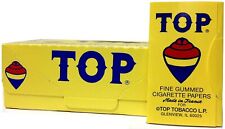 Top 70mm Single Wide Gummed Cigarette Rolling Papers 100ct Per Pack (10-Packs) picture