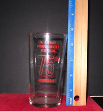 Vintage 1961 Fire Department Glass Phillipsburg N. J. 75th Anniversary picture
