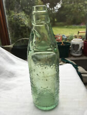 Keystone Steam Bottling Birmingham 10oz pale green codd bottle c1890-1920 picture