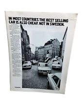 1972 Volvo Car Sweden Original Print Ad picture