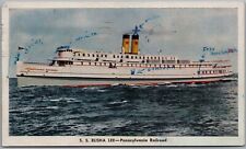 SS Elisha Lee Pennsylvania Railroad Ship Postcard Z352 picture