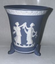 Vintage Jasperware Neo-Classical Three Footed Small Vase Unmarked picture