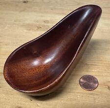 RARE SAVINELLI Solid Wood Hand Carved Smooth Single Pipe Stand Felt Base Italy picture