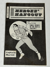 HEROES' HANGOUT #4 Comic Fanzine Magazine 1967 Captain Marvel Rudi Franke picture