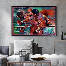 Sale Muhammad Ali Rumble Handmade Acrylic Painting 36H X 24W Was $1995 Now $495 picture