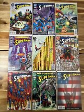 Superman Comics Lot 9 No. 137-145 VF/NM Bagged & Boarded Vintage Comic Book 1998 picture