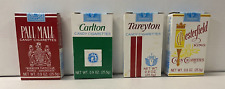 4 Packs Vintage Chesterfield  Pall Mall Tareyton Carlton  CANDY CIGARETTES picture