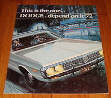 Original 1972 Dodge Police Pursuits Sales Brochure Catalog Coronet Polara picture