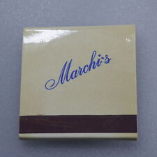 Marchi's Restaurant Vintage Italian Front Strike Matchbook Struck picture