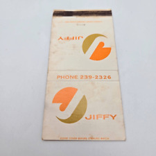 Vintage Matchcover Jiffy Foods Limited Toronto Ontario Canada picture
