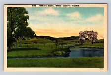 VA-Virginia, Farming Scene, Antique Vintage Souvenir Postcard picture