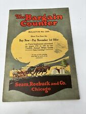Antique 1920s Sears & Roebuck The Bargain Counter Catalog picture