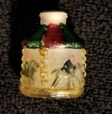 Fabulous OLD Vintage Carousel Horse Glass Christmas Light Cover picture